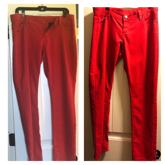 Red Skinny Jeans - Picture 2 of 2